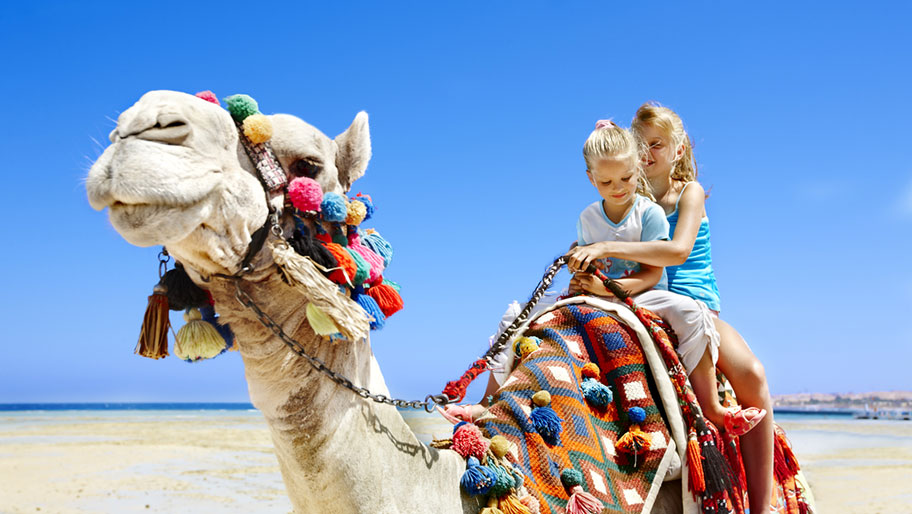 Dubai Reise mit Kindern Kamelreiten Dubai Reise mit Kindern inkl Flug