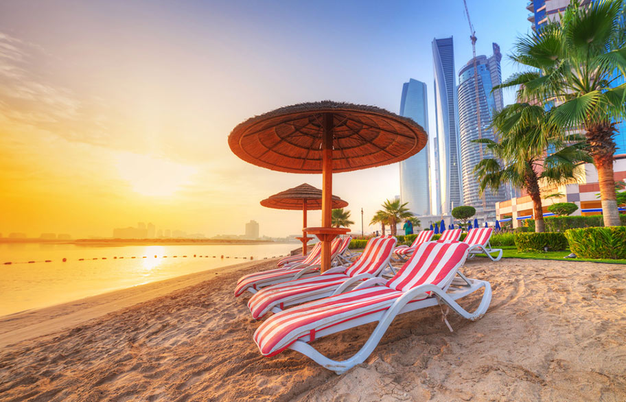 Die schönsten Strände von Dubai Dubai Badeferien an den schönsten Stränden