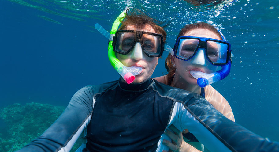 Flitterwochen Emirates, Schnorcheln Emirates Schnorcheln Honeymoon Ferien